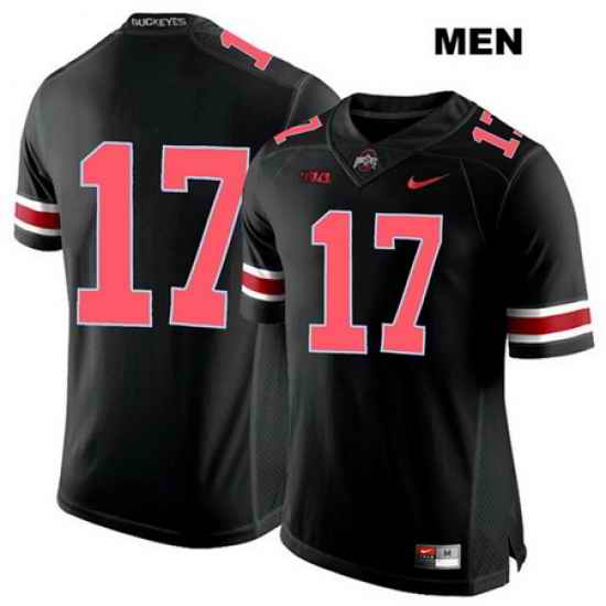 Alex Williams Nike Ohio State Buckeyes Red Font Authentic Mens  17 Stitched Black College Football Jersey Without Name Jersey